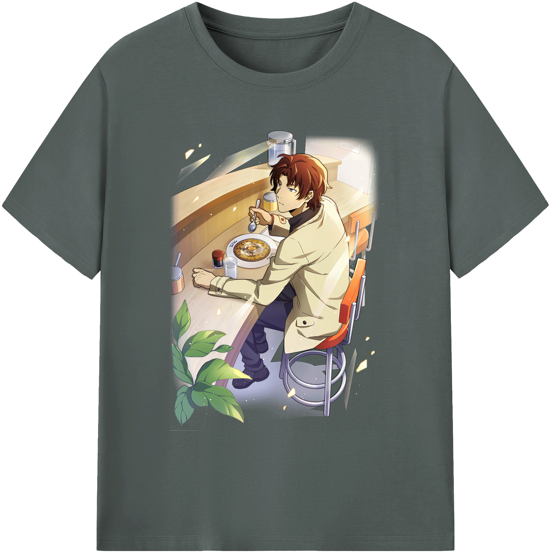 （画像用） 文豪ストレイドッグス Bungo Stray Dogs 綿100％ メンズ半袖Tシャツ｜肌触りやわらか＆通気性